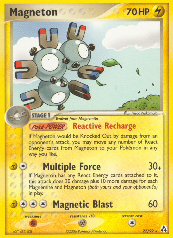 Magneton (22/92) [EX: Legend Maker] | Gam3 Escape