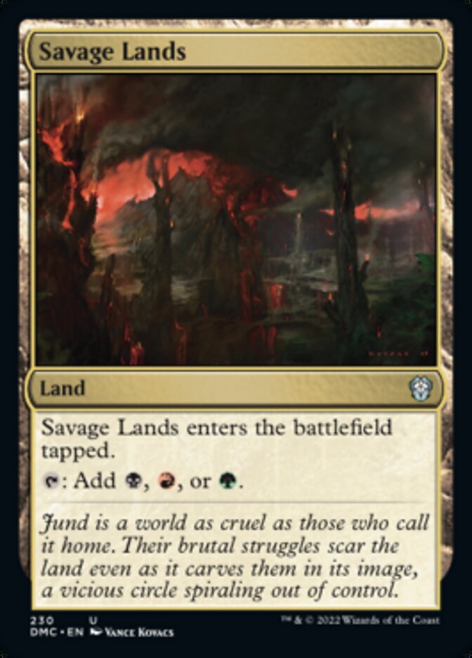Savage Lands [Dominaria United Commander] | Gam3 Escape