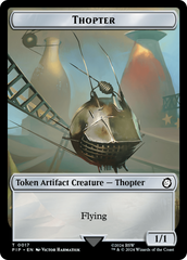 Thopter // Junk Double-Sided Token [Fallout Tokens] | Gam3 Escape