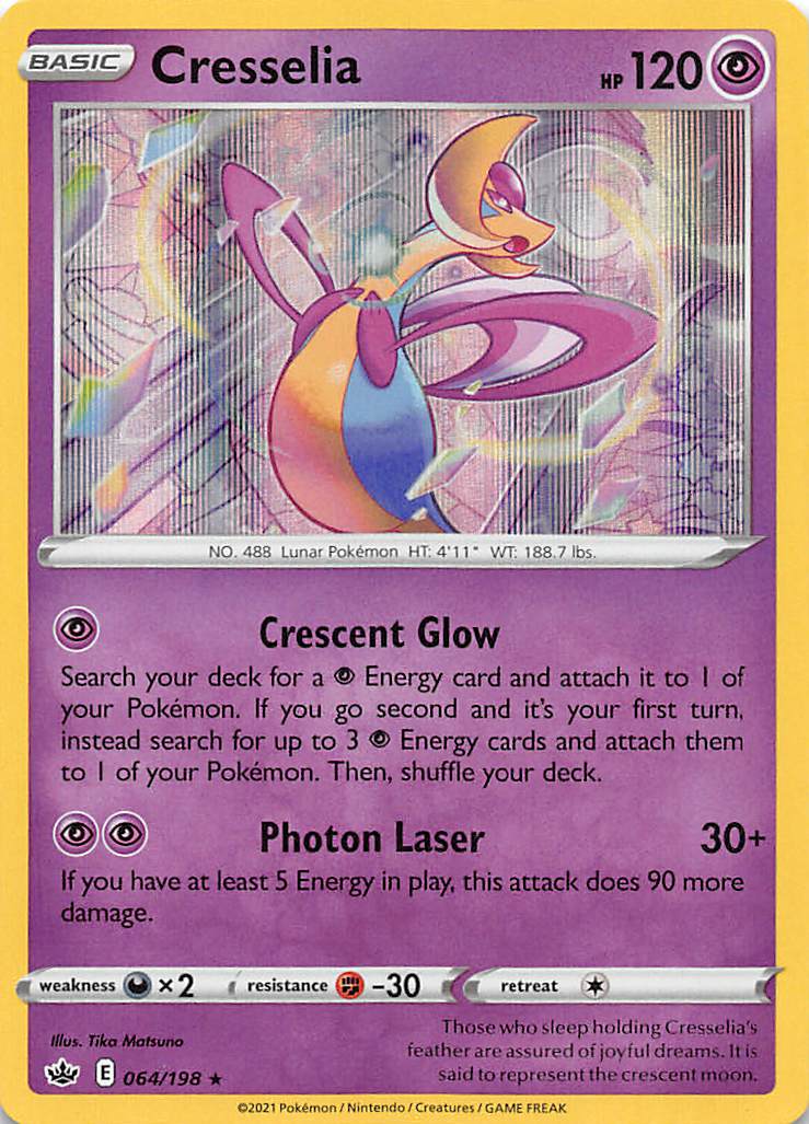 Cresselia (064/198) [Sword & Shield: Chilling Reign] | Gam3 Escape