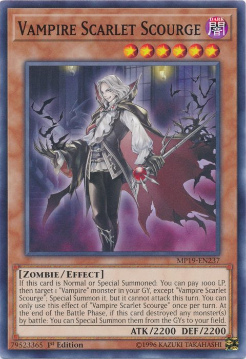Vampire Scarlet Scourge [MP19-EN237] Common | Gam3 Escape