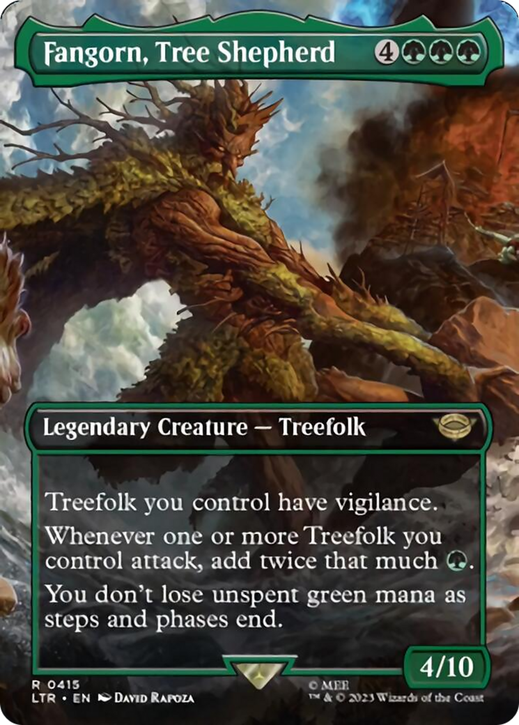 Fangorn, Tree Shepherd (Borderless Alternate Art) [The Lord of the Rings: Tales of Middle-Earth] | Gam3 Escape