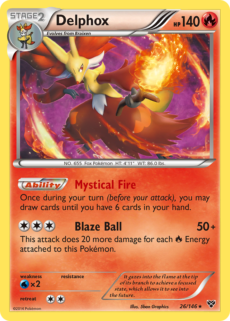 Delphox (26/146) [XY: Base Set] | Gam3 Escape