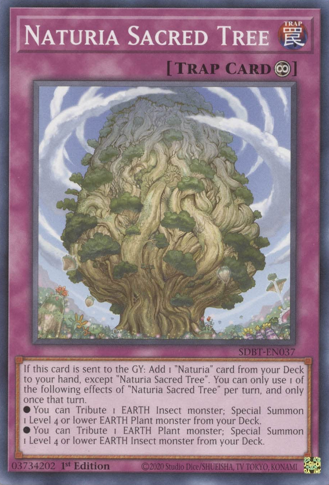 Naturia Sacred Tree [SDBT-EN037] Common | Gam3 Escape