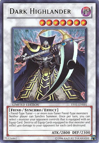 Dark Highlander [YF01-EN001] Ultra Rare | Gam3 Escape