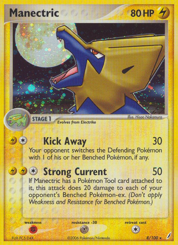 Manectric (8/100) [EX: Crystal Guardians] | Gam3 Escape