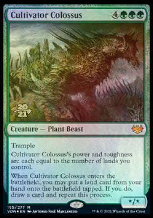 Cultivator Colossus [Innistrad: Crimson Vow Prerelease Promos] | Gam3 Escape
