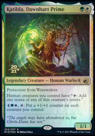 Katilda, Dawnhart Prime [Innistrad: Midnight Hunt Prerelease Promos] | Gam3 Escape