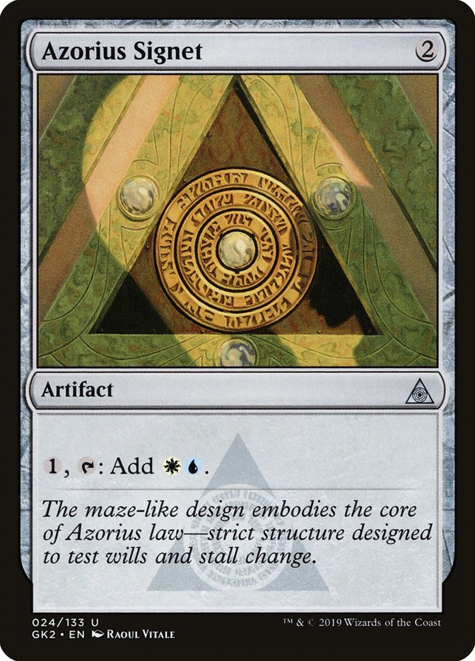 Azorius Signet [Ravnica Allegiance Guild Kit] | Gam3 Escape