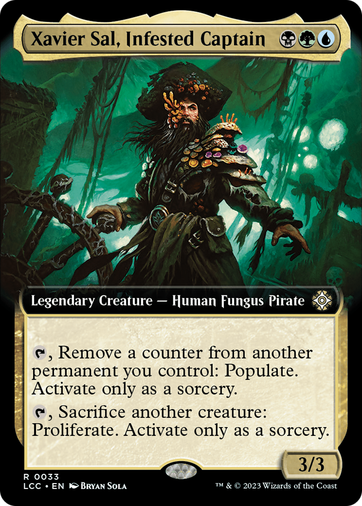 Xavier Sal, Infested Captain (Extended Art) [The Lost Caverns of Ixalan Commander] | Gam3 Escape