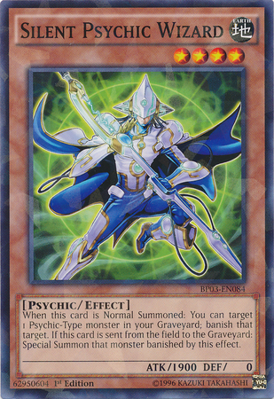 Silent Psychic Wizard [BP03-EN084] Shatterfoil Rare | Gam3 Escape