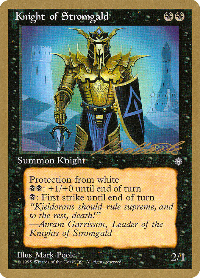 Knight of Stromgald (Leon Lindback) [Pro Tour Collector Set] | Gam3 Escape