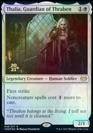 Thalia, Guardian of Thraben [Innistrad: Crimson Vow Prerelease Promos] | Gam3 Escape