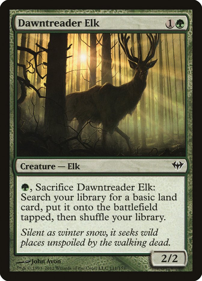 Dawntreader Elk [Dark Ascension] | Gam3 Escape