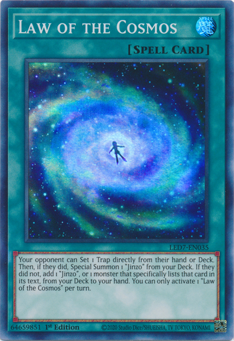 Law of the Cosmos [LED7-EN035] Super Rare | Gam3 Escape