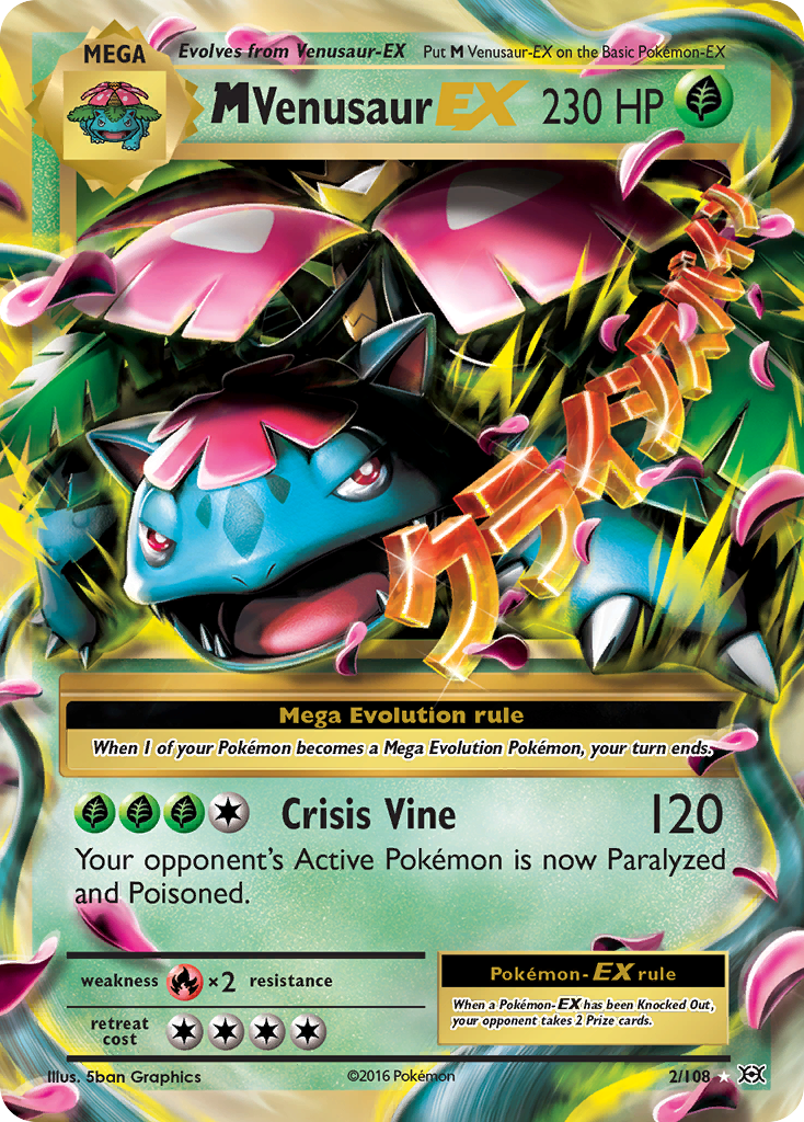 M Venusaur EX (2/108) [XY: Evolutions] | Gam3 Escape