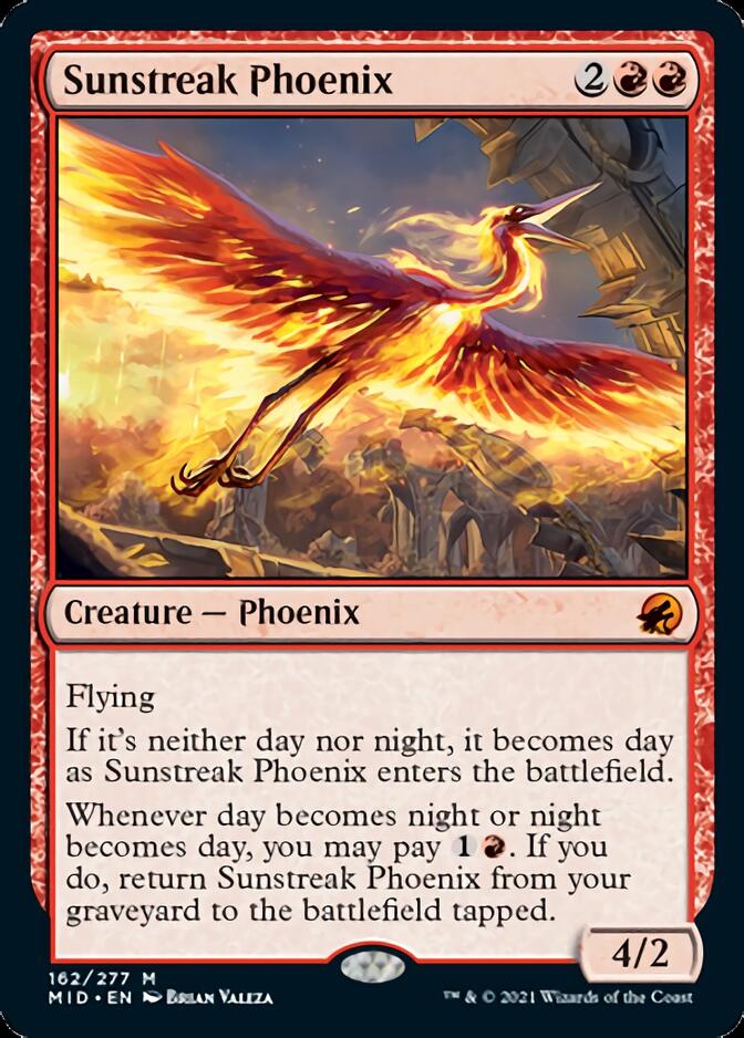 Sunstreak Phoenix [Innistrad: Midnight Hunt] | Gam3 Escape