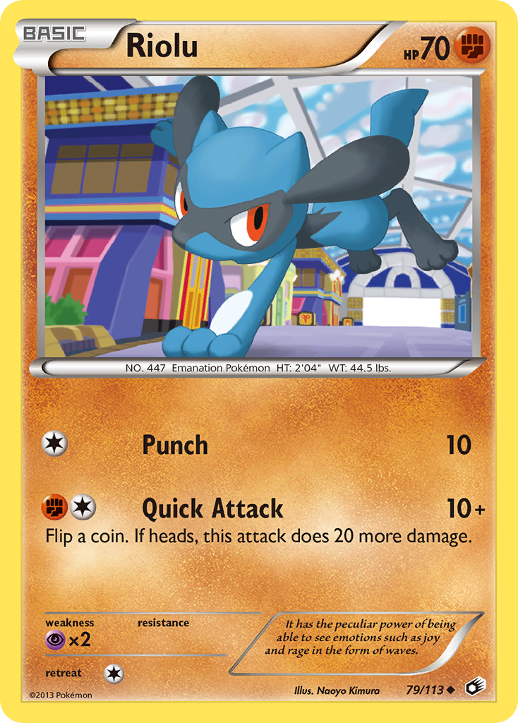 Riolu (79/113) [Black & White: Legendary Treasures] | Gam3 Escape