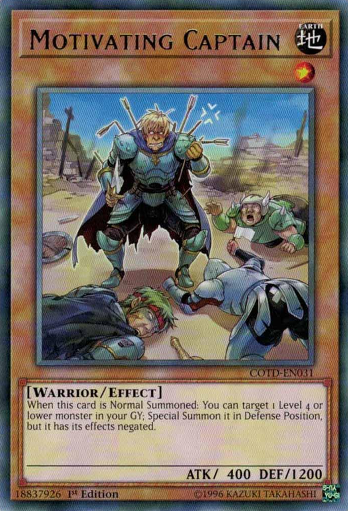 Motivating Captain [COTD-EN031] Rare | Gam3 Escape