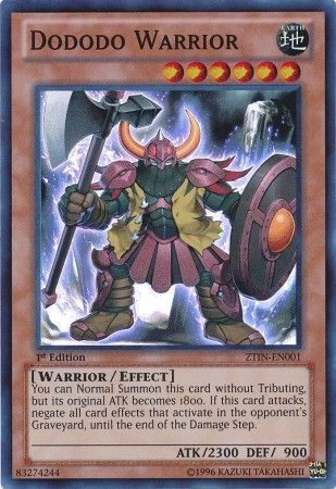 Dododo Warrior [ZTIN-EN001] Super Rare | Gam3 Escape