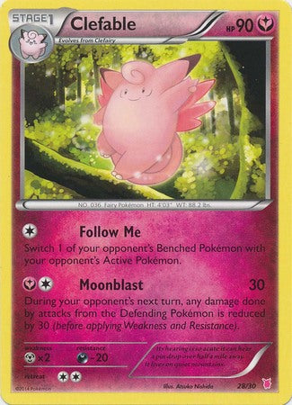 Clefable (28/30) [XY: Trainer Kit 1 - Wigglytuff] | Gam3 Escape