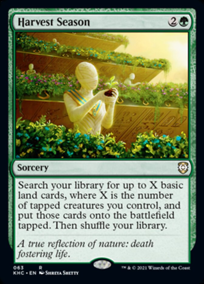 Harvest Season [Kaldheim Commander] | Gam3 Escape