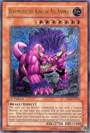 Behemoth the King of All Animals (UTR) [FET-EN014] Ultimate Rare | Gam3 Escape