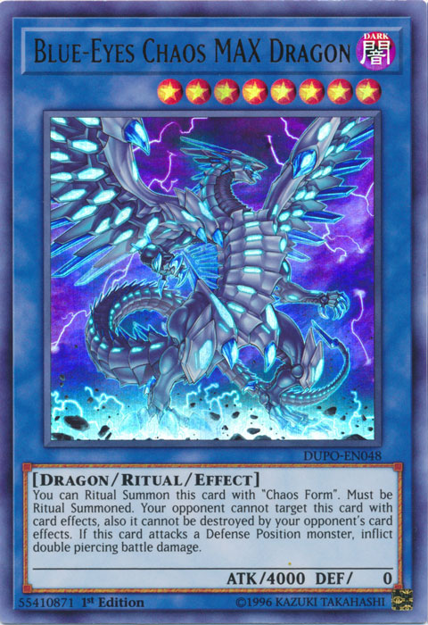 Blue-Eyes Chaos MAX Dragon [DUPO-EN048] Ultra Rare | Gam3 Escape