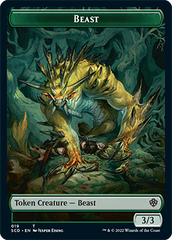 Beast // Beast Double-Sided Token [Starter Commander Decks] | Gam3 Escape