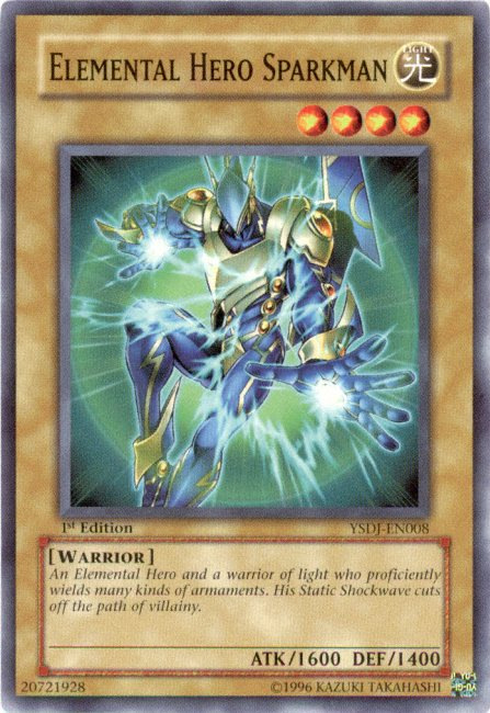 Elemental HERO Sparkman [YSDJ-EN008] Common | Gam3 Escape