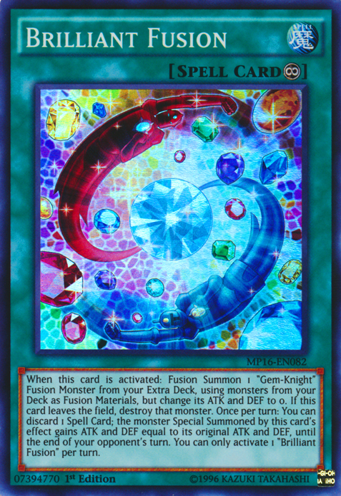 Brilliant Fusion [MP16-EN082] Super Rare | Gam3 Escape