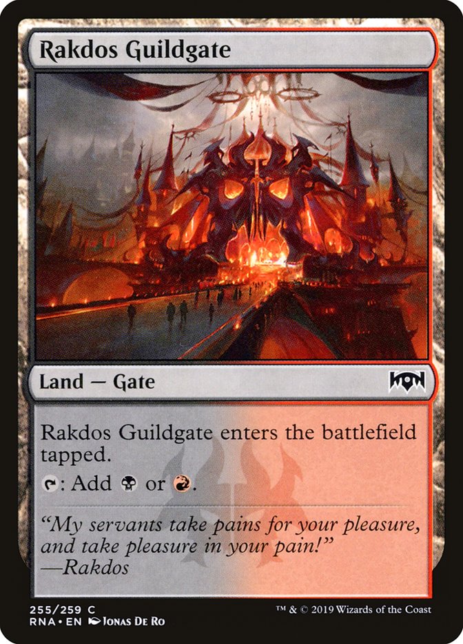 Rakdos Guildgate (255/259) [Ravnica Allegiance] | Gam3 Escape