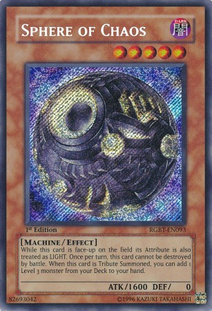 Sphere of Chaos [RGBT-EN093] Secret Rare | Gam3 Escape