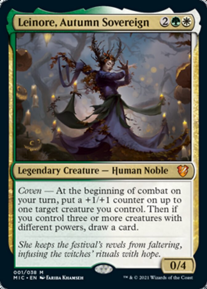 Leinore, Autumn Sovereign (Display Commander) [Innistrad: Midnight Hunt Commander] | Gam3 Escape