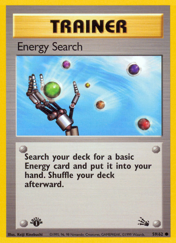 Energy Search (59/62) [Fossil 1st Edition] | Gam3 Escape