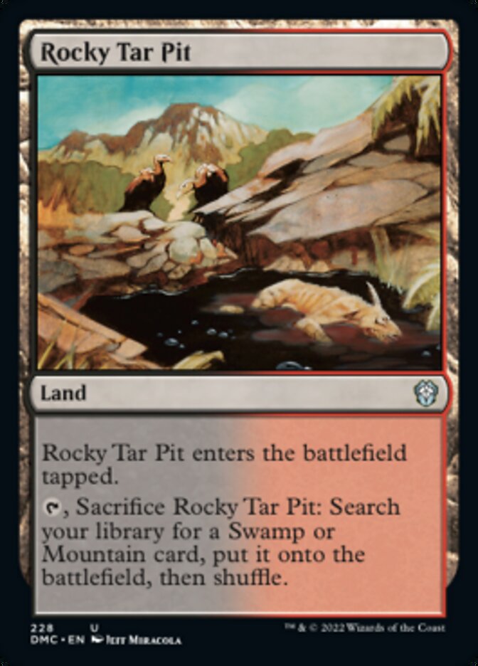 Rocky Tar Pit [Dominaria United Commander] | Gam3 Escape