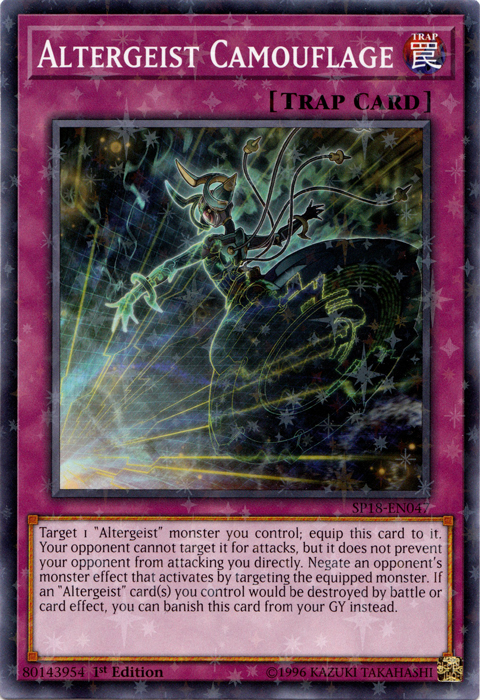 Altergeist Camouflage (Starfoil) [SP18-EN047] Starfoil Rare | Gam3 Escape