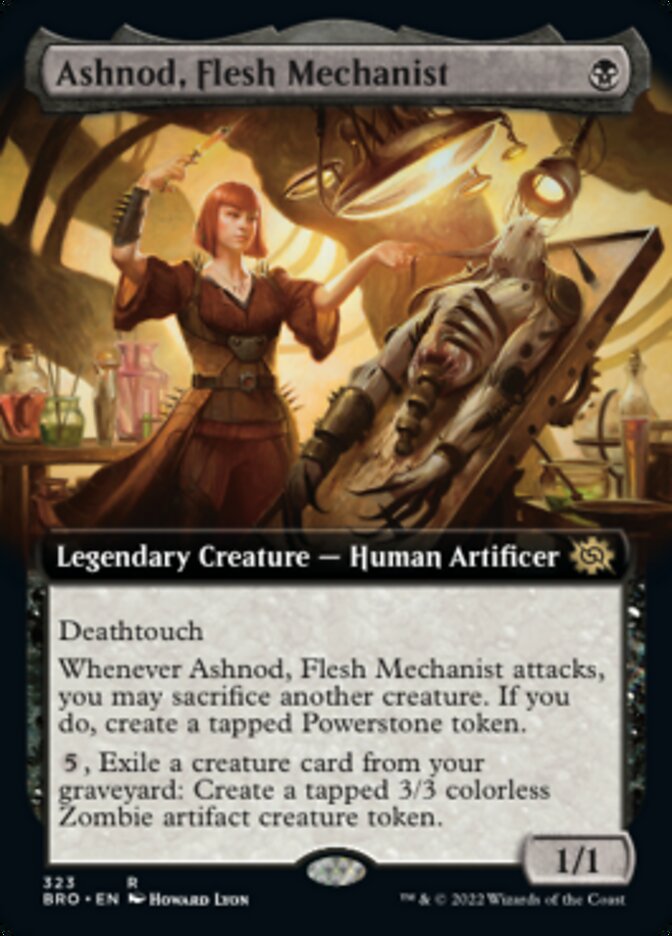 Ashnod, Flesh Mechanist (Extended Art) [The Brothers' War] | Gam3 Escape