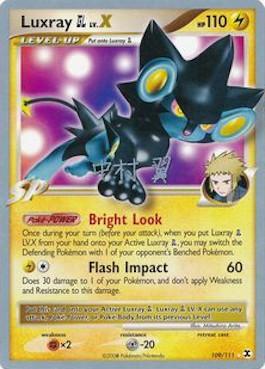 Luxray GL LV.X (109/111) (Crowned Tiger - Tsubasa Nakamura) [World Championships 2009] | Gam3 Escape