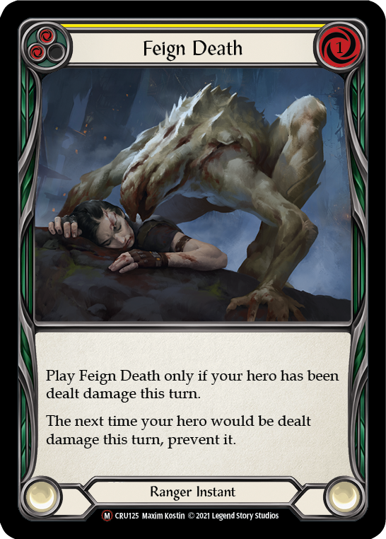 Feign Death (Rainbow Foil) [CRU125-RF] Unlimited Rainbow Foil | Gam3 Escape