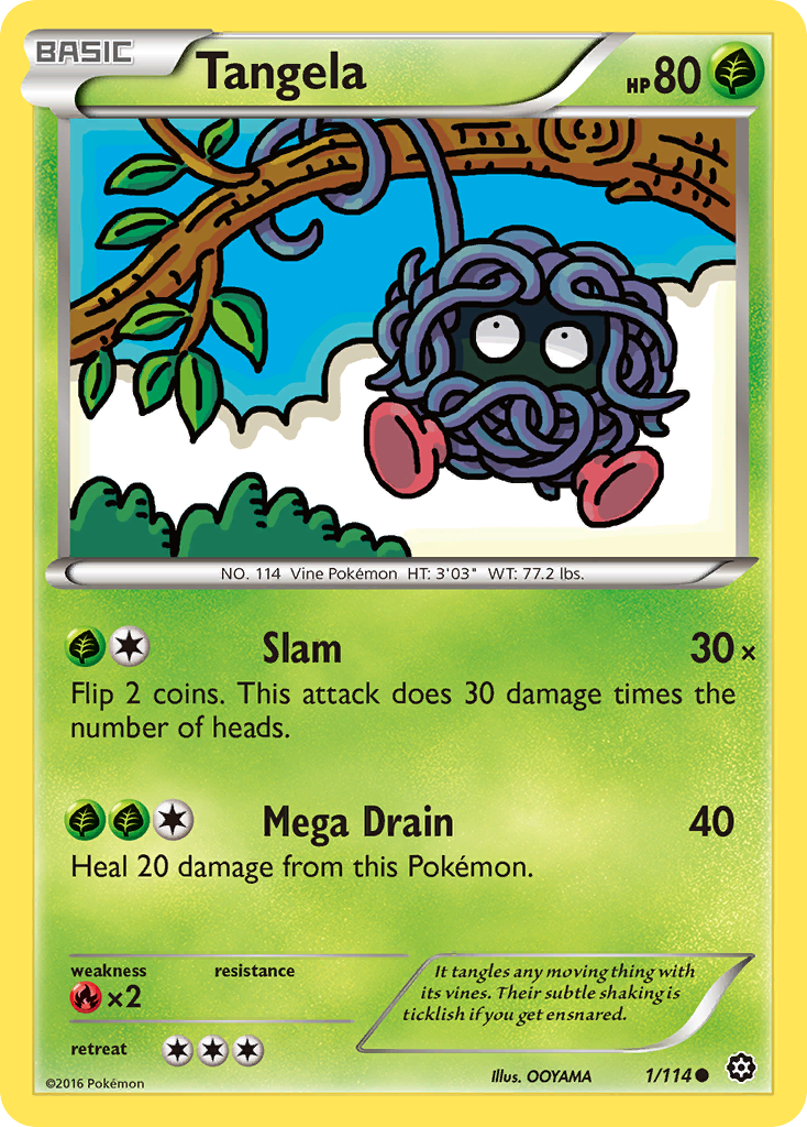 Tangela (1/114) [XY: Steam Siege] | Gam3 Escape