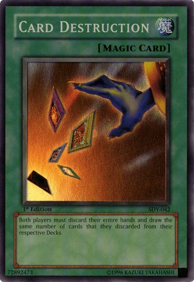 Card Destruction [SDY-042] Super Rare | Gam3 Escape