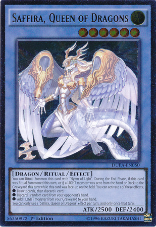 Saffira, Queen of Dragons (UTR) [DUEA-EN050] Ultimate Rare | Gam3 Escape