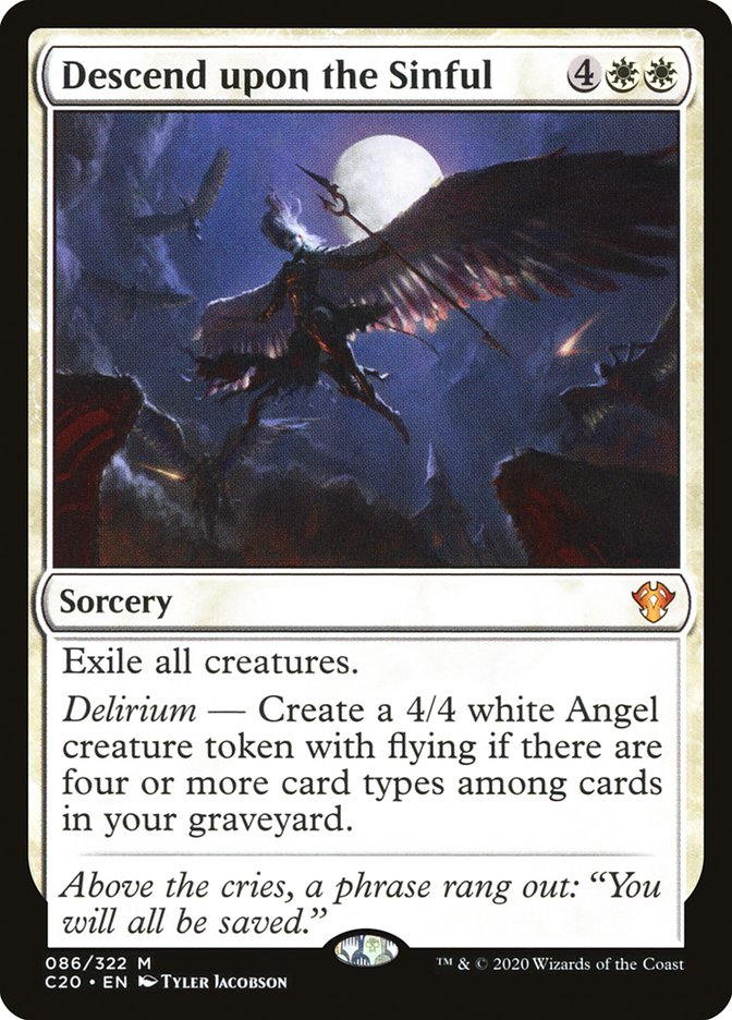 Descend upon the Sinful [Commander 2020] | Gam3 Escape