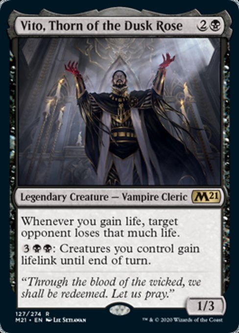 Vito, Thorn of the Dusk Rose [Core Set 2021] | Gam3 Escape