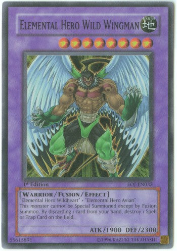 Elemental Hero Wild Wingman [EOJ-EN035] Super Rare | Gam3 Escape