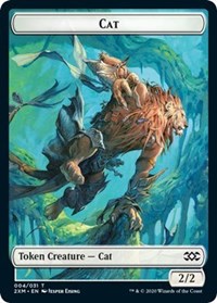 Cat // Copy Double-sided Token [Double Masters Tokens] | Gam3 Escape