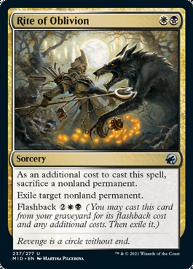 Rite of Oblivion [Innistrad: Midnight Hunt] | Gam3 Escape