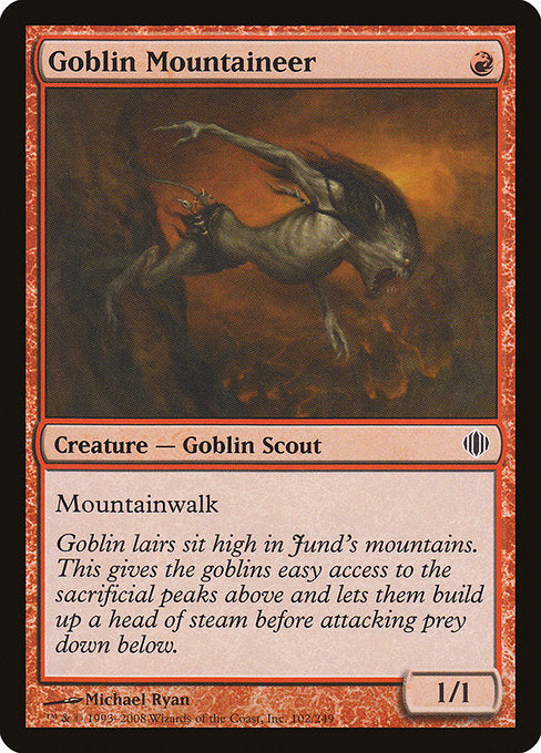 Goblin Mountaineer [Shards of Alara] | Gam3 Escape