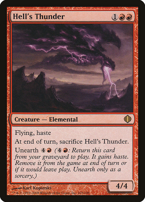 Hell's Thunder [Shards of Alara] | Gam3 Escape